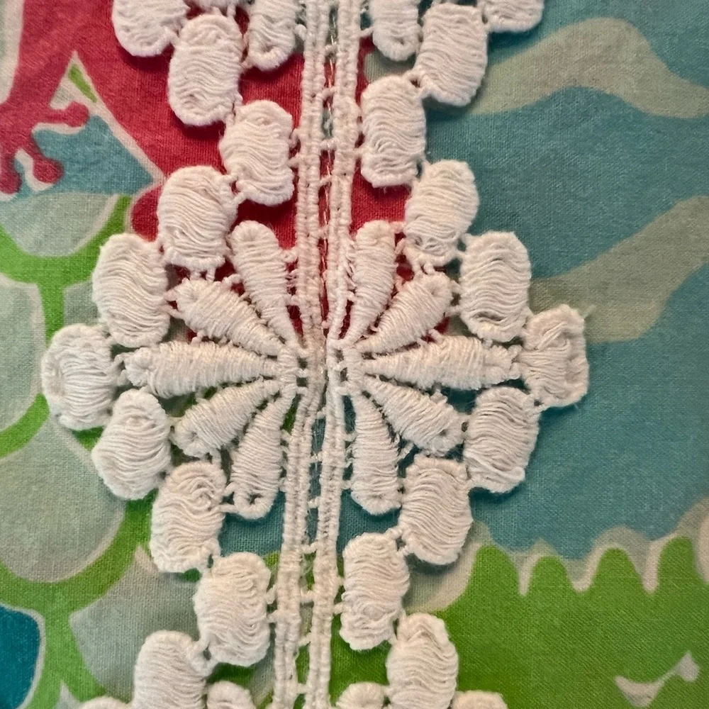 LILLY PULITZER Gecko Garnet Hill Double Queen DUVET Cover 2 Shams EUC